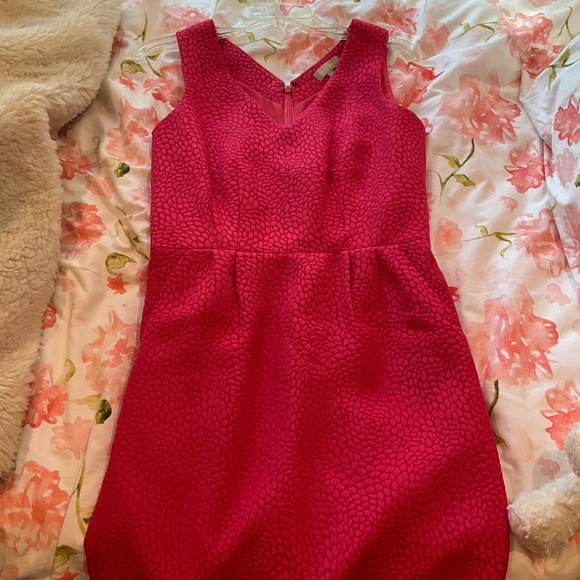 Slightly used pink coral dress from Banana Republic - Picture 2 of 9